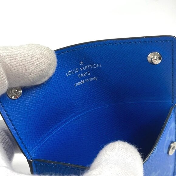 LOUIS VUITTON M83154 Taigalama Porte Cult On-Strap Wallet Coin Card Case purse - Picture 8 of 11